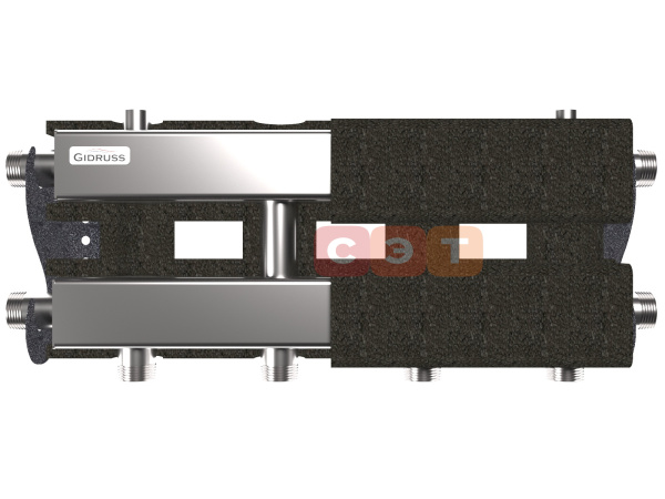 MKSS-60-3D.EPP (до 60 кВт, магистраль G 1″, 2+1 контура G 1″, EPP-термоизоляция, 4D-кронштейны K.UMS, универсальное подключение термодатчика)